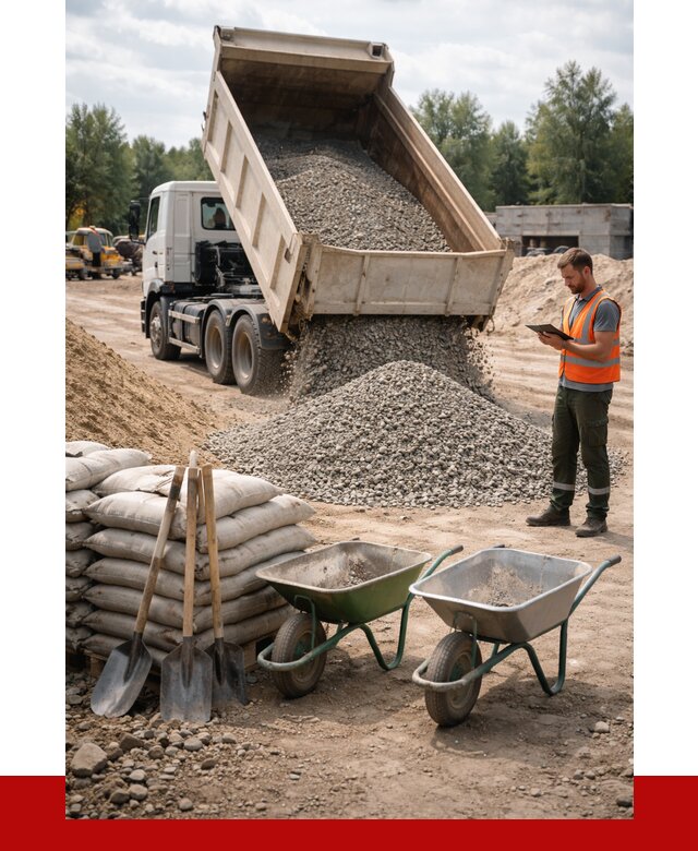 Доставка нерудных материалов в Троицке от 1237 руб. | ПРОНЕРУДТрц