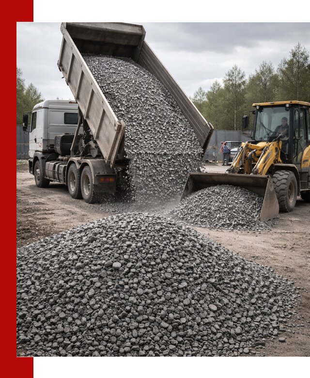 Доставка и продажа щебня гранитного в Троицке