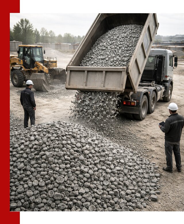 Доставка гранитного щебня фракции 20-40 в Троицке