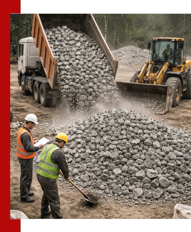 Гранитный щебень фракция 70-150 доставка в Троицке