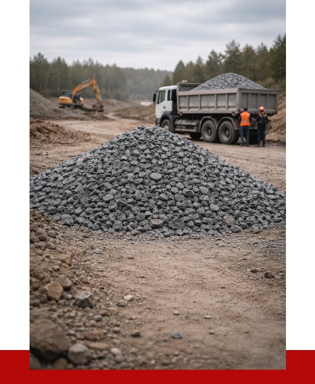 Щебень габбро диабаз фракция 40-70 в Троицке от 2268 р-ПРОНЕРУДТрц