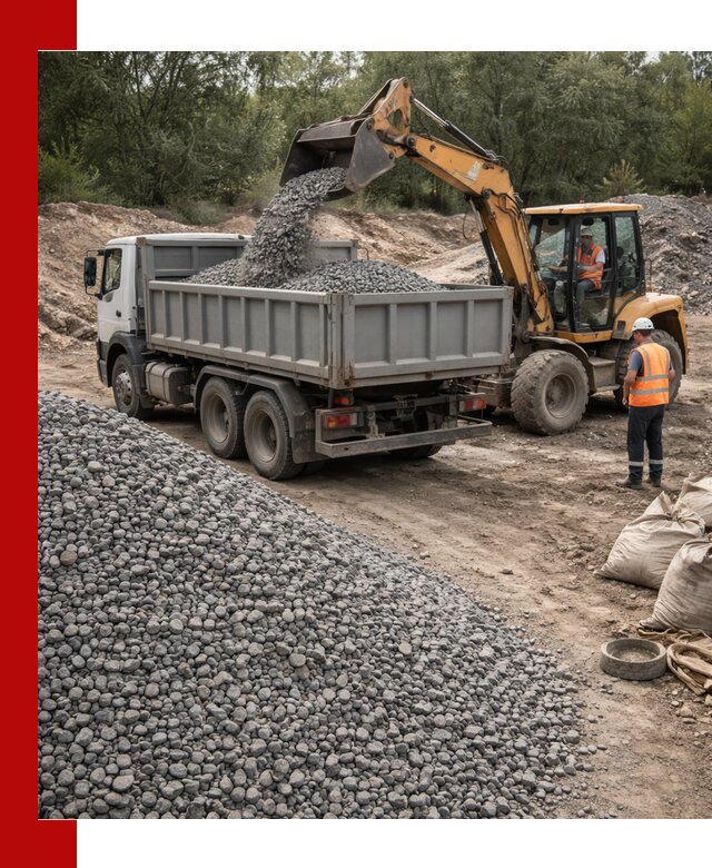 Доставка гравийного щебня в Троицке оптом и в розницу