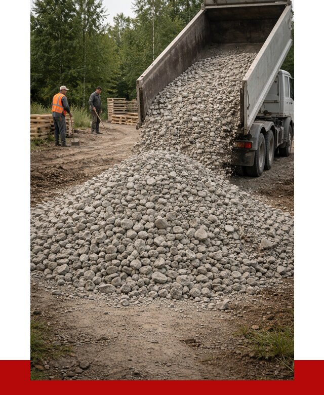 гравийный щебень фракция 70-120 в Троицке от 2526 р. ПРОНЕРУДТрц