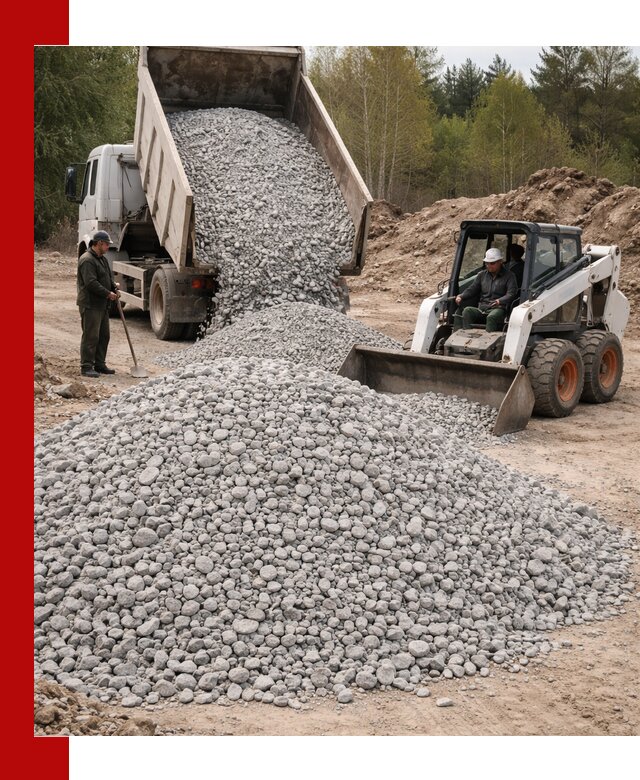 Доставка доломитового щебня в Троицке напрямую от карьера