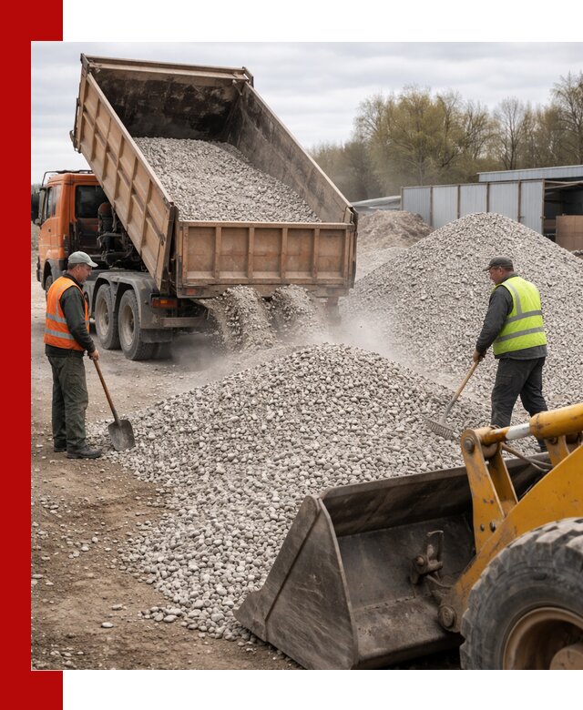 Доломитовый щебень фракции 5-20 с доставкой в Троицке