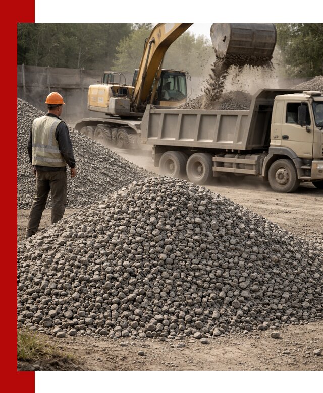 Шлаковый щебень фракция 5-20 с доставкой в Троицке