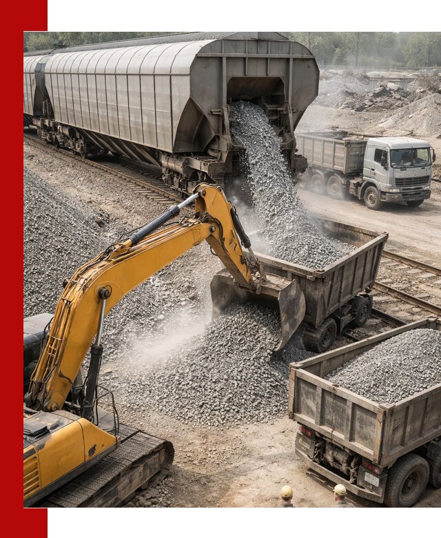 Доставка железнодорожного щебня в Троицке крупными партиями быстрого отгруза