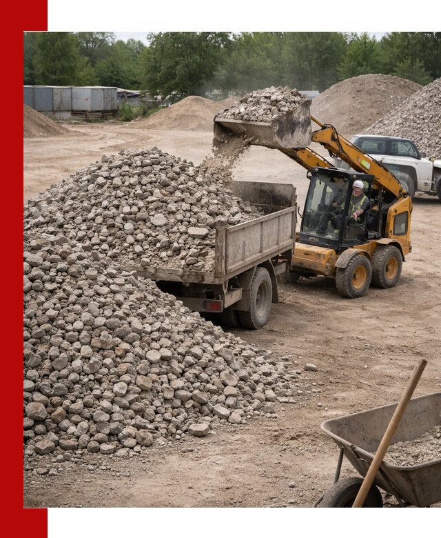 Доставка вторичного щебня в Троицке для строительных работ