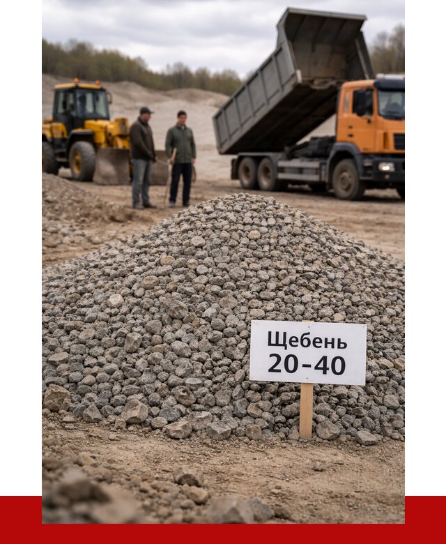 Бетонный щебень фракция 20-40 в Троицке от 2526 р. | ПРОНЕРУДТрц