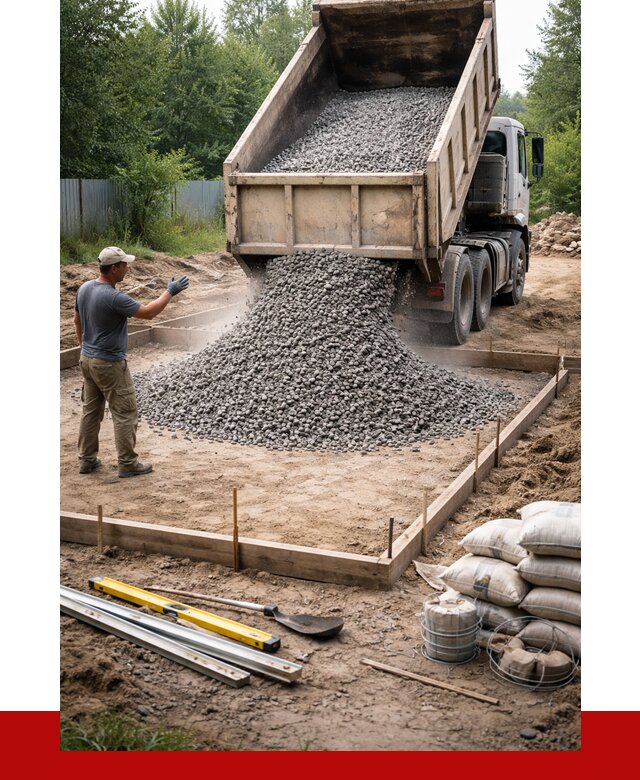 Купить щебень для фундамента в Троицке от 4640 р. | ПРОНЕРУДТрц