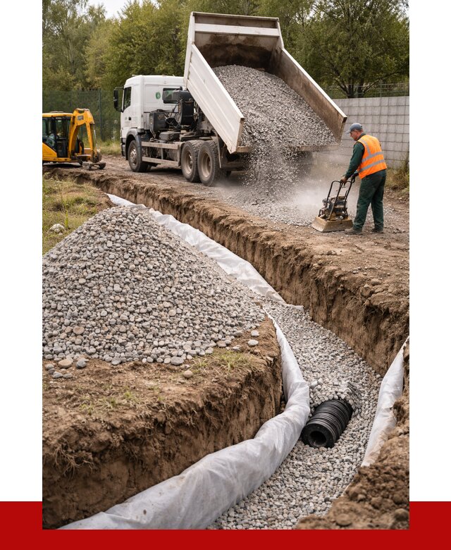 Щебень для дренажа в Троицке от 1908 р., ПРОНЕРУДТрц доставка