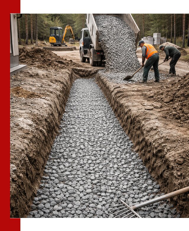 Щебень для дренажа с доставкой в Троицке высокого качества