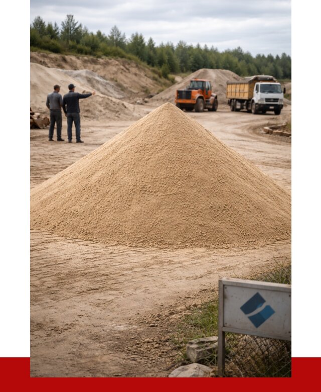 Карьерный песок навалом в Троицке от 1856 р. | ПРОНЕРУДТрц