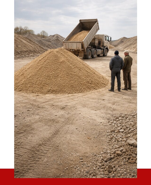 Карьерный песок крупнозернистый в Троицке от 8764 р | ПРОНЕРУДТрц