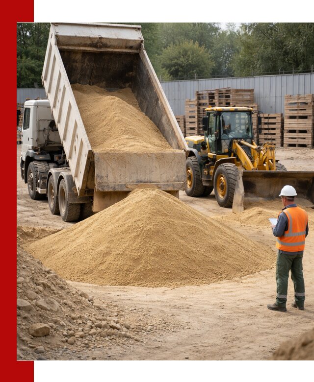 Доставка карьерного мелкозернистого песка в Троицке