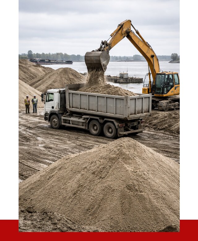 Купить речной песок навалом в Троицке от 1856 р., ПРОНЕРУДТрц