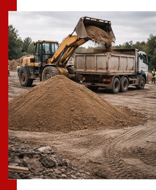 Доставка речного песка навалом в Троицке быстро и выгодно