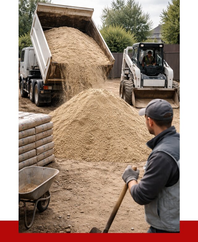 Мытый речной песок с доставкой в Троицке от 1495 р. | ПРОНЕРУДТрц
