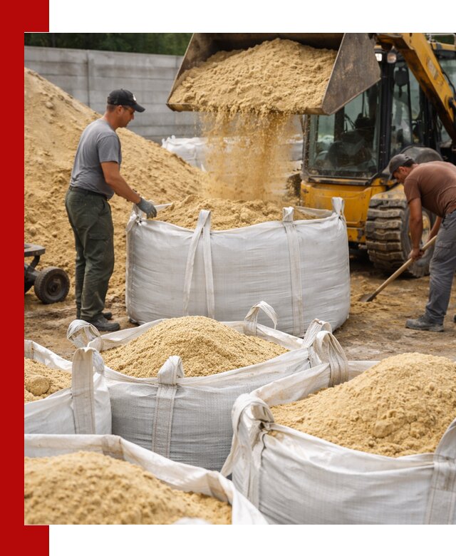 Поставка качественного песка для кладки в Троицке