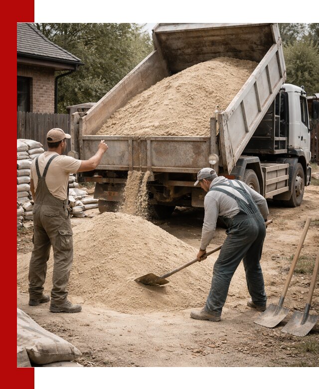 Песок для штукатурки с доставкой в Троицке качественный и чистый