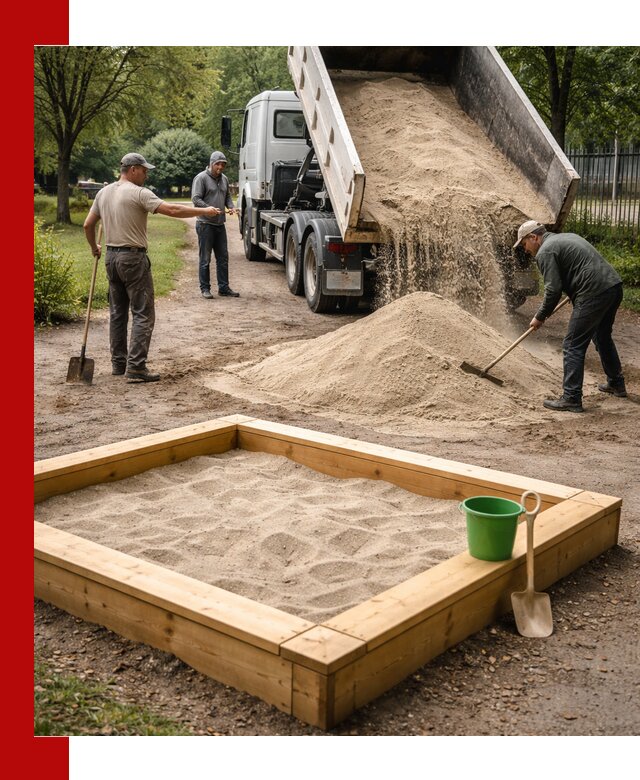 Песок для песочницы с доставкой в Троицке недорого и чистый