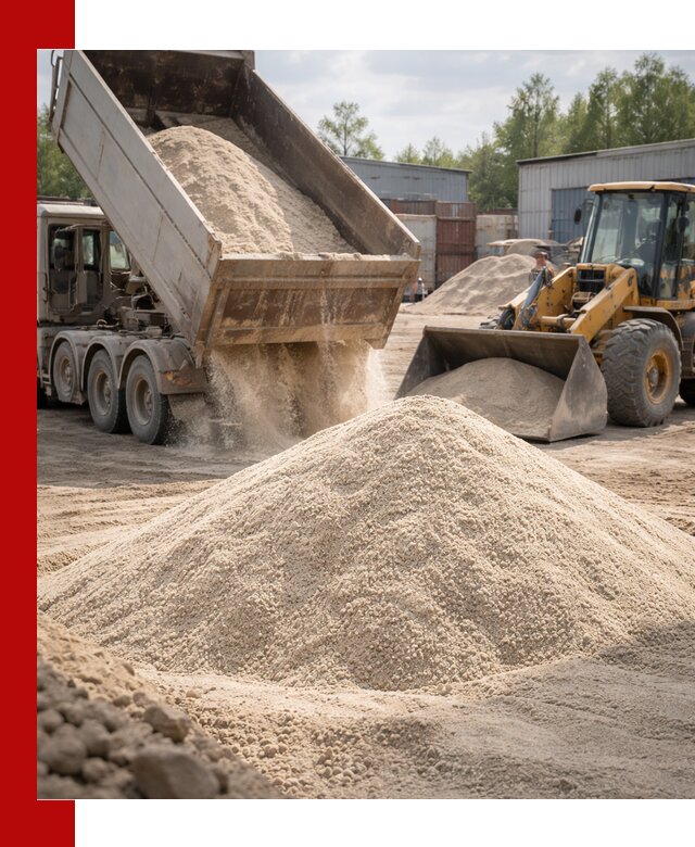 Кварцевый песок с доставкой в Троицке для строительных работ