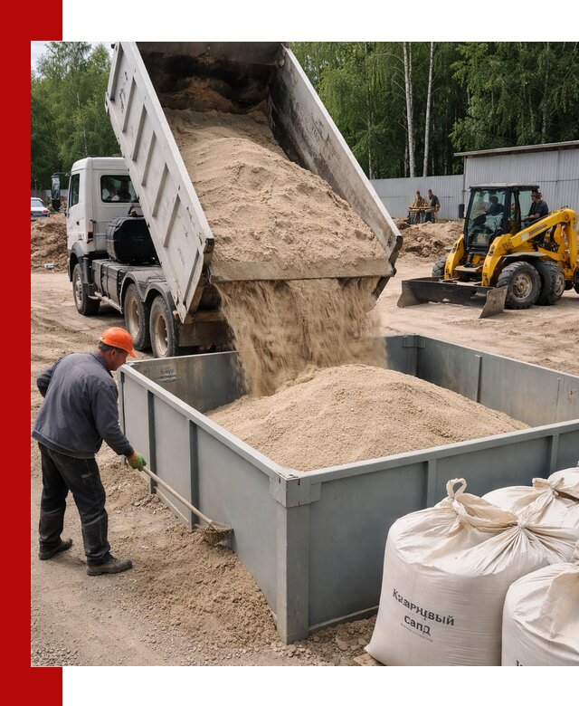 Кварцевый песок для фильтра в Троицке — доставка и качество