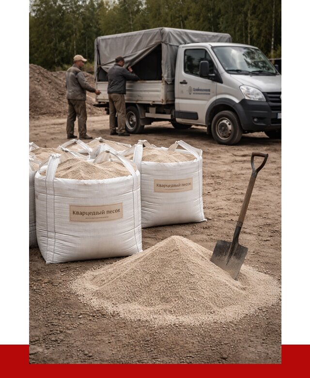 Кварцевый песок для пескоструя в Троицке от 4640 р. | ПРОНЕРУДТрц