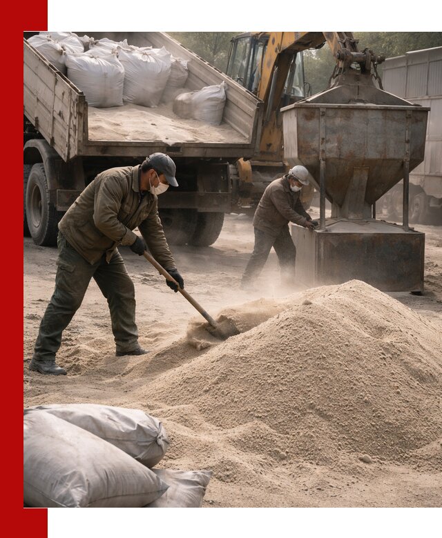 Кварцевый песок для пескоструя в Троицке — доставка и качество