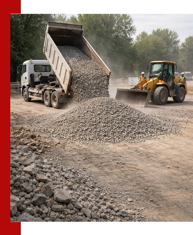 Гравий фракция 5–20 доставка в Троицке оптом и в розницу