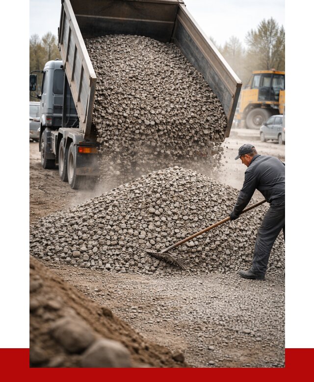 Гравий фракция 20-40 в Троицке от 2578 р. доставка | ПРОНЕРУДТрц