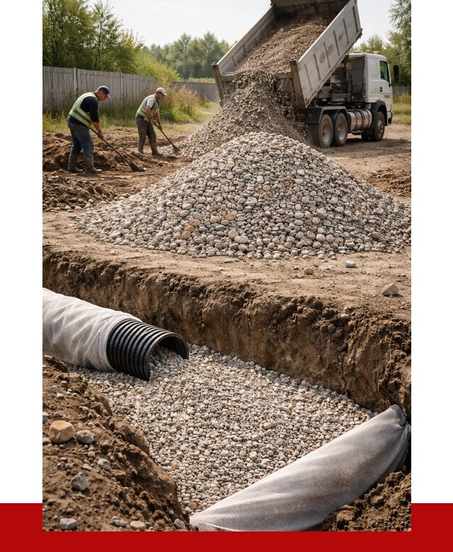 Гравий для дренажа в Троицке от 2268 р., доставка ПРОНЕРУДТрц