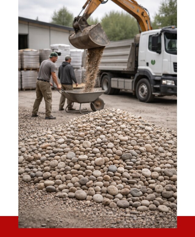Галька декоративная в Троицке от 3300 р. за куб | ПРОНЕРУДТрц