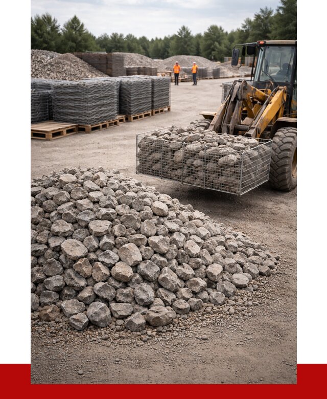 Камень для габионов фракция 70-150 в Троицке от 4331 р. | ПРОНЕРУДТрц