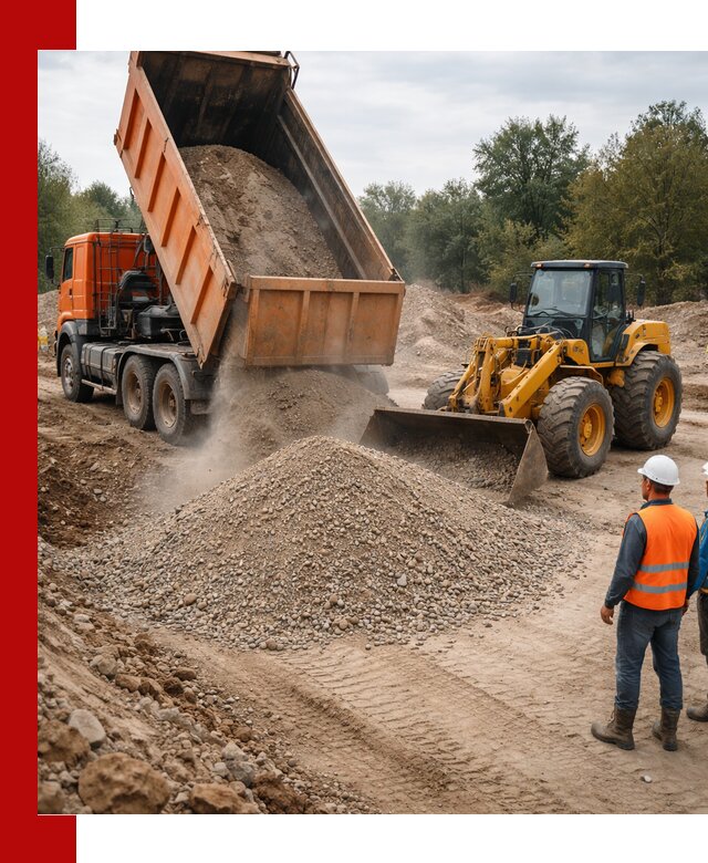 Доставка ПГС фракции С6 в мешках и навалом в Троицке