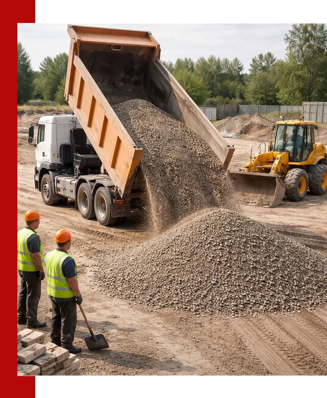 Доставка щебёночно-песчаной смеси ЩПС С7 в Троицке