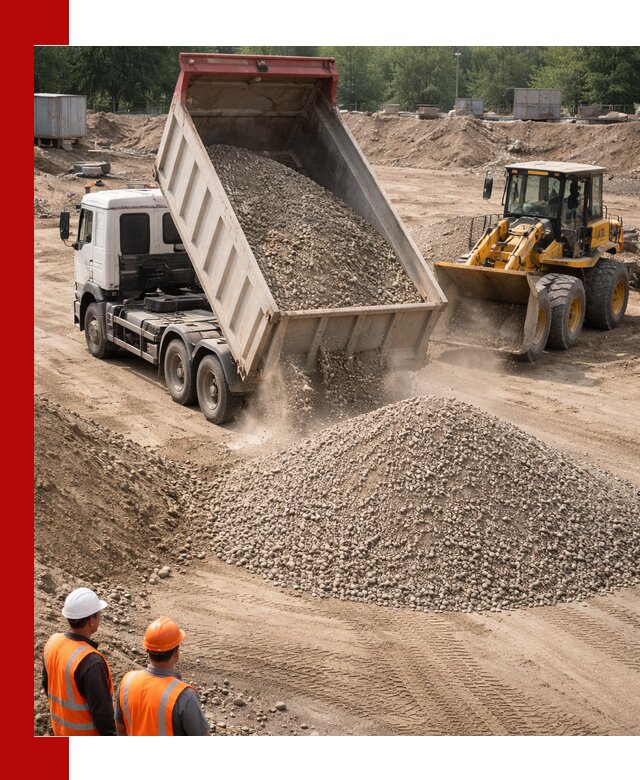 Щебень с песком (ЩГПС С2) с доставкой в Троицке