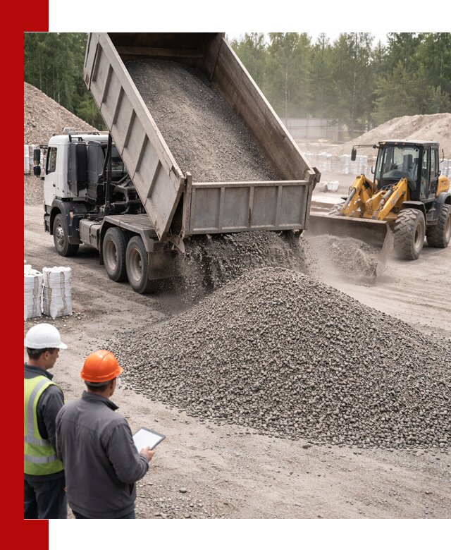 Доставка и продажа гранитного отсева 0-10 в Троицке