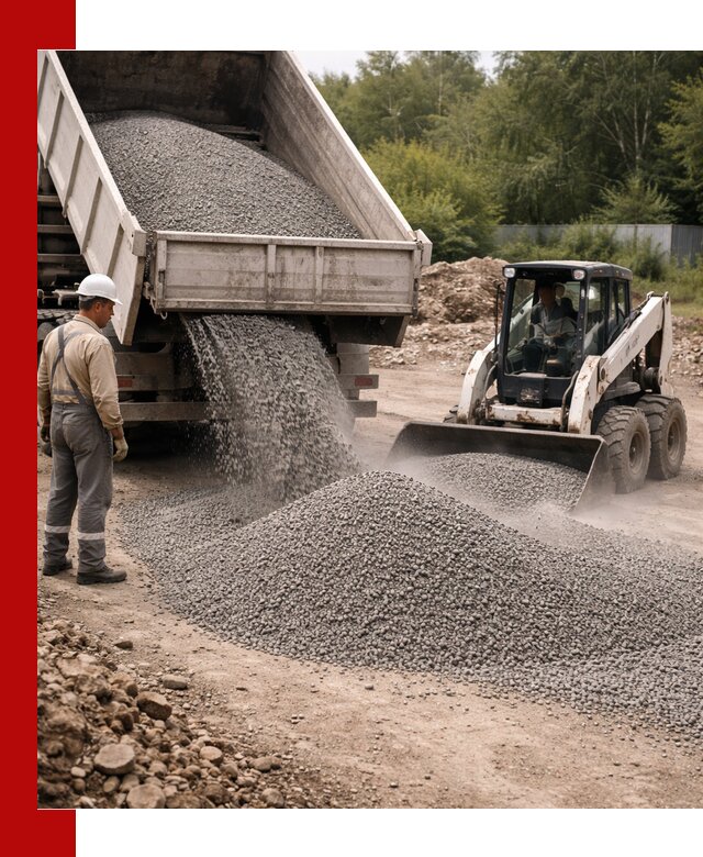 Доставка гравийного отсева 0-5 в Троицке оптом и в розницу