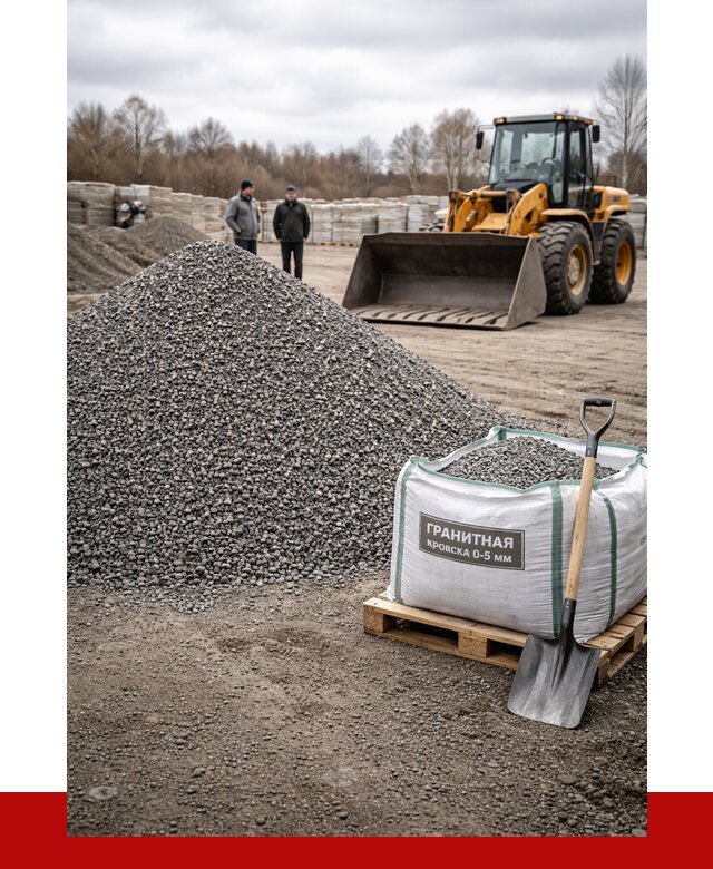 Купить гранитную крошку в Троицке от 4949 р. с доставкой | ПРОНЕРУДТрц