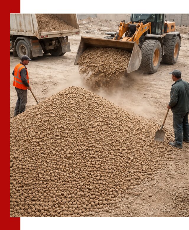 Керамзит фракция 10-20 с доставкой в Троицке