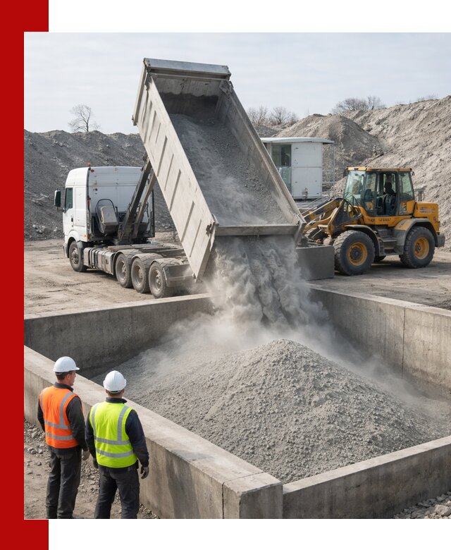 Доставка цемента навалом в Троицке крупными партиями