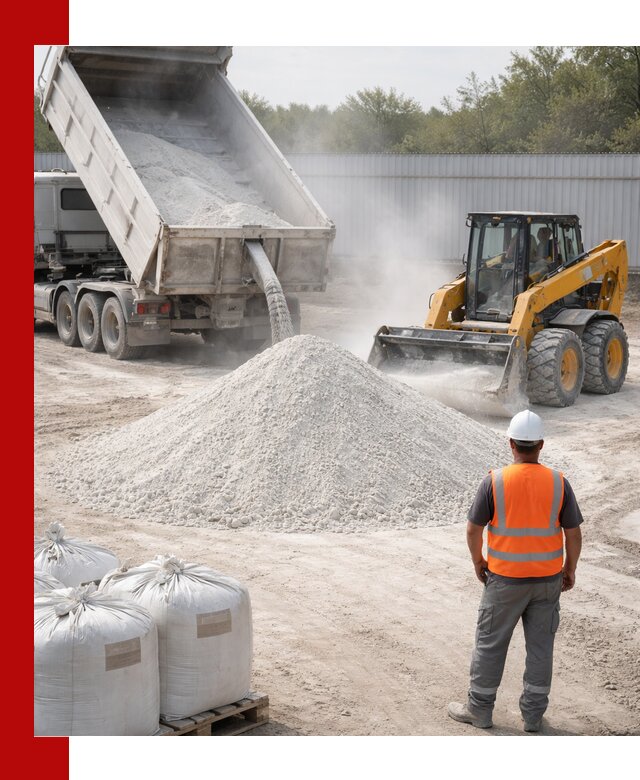 Доставка и продажа известняковой муки в Троицке