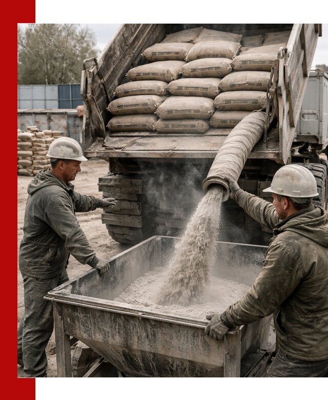 Доставка цемента М400 в Троицке оптом и в розницу