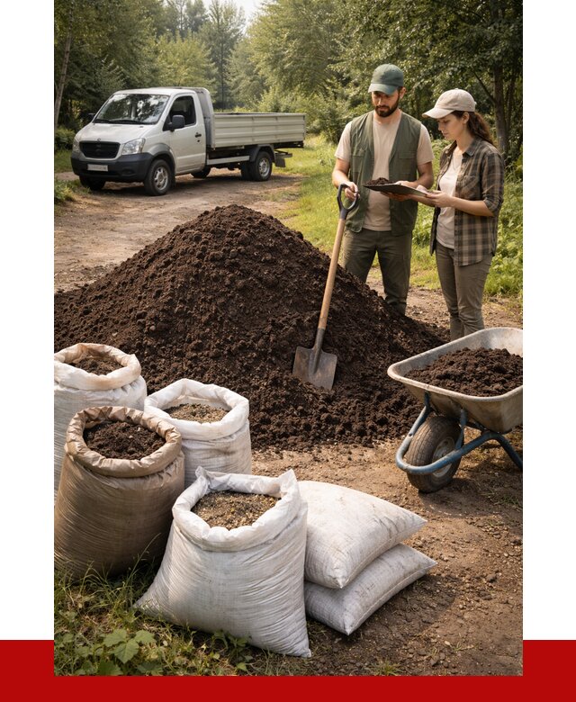 Купить грунт с доставкой в Троицке от 4640 р. за м3 | ПРОНЕРУДТрц