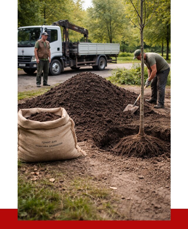 Грунт для посадки деревьев в Троицке от 1237 р. | ПРОНЕРУДТрц