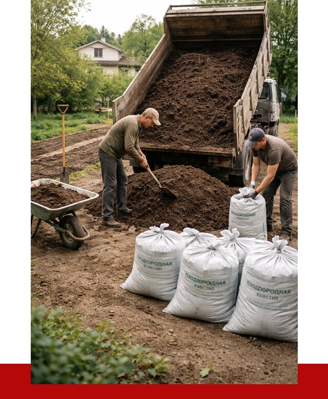 Плодородная смесь в Троицке от 4331 р./куб с доставкой | ПРОНЕРУДТрц