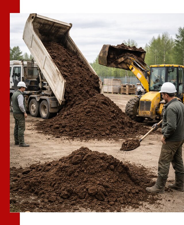 Доставка торфа оптом и в мешках в Троицке