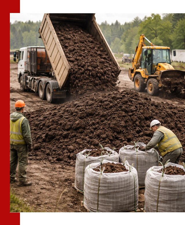 Доставка нейтрального торфа в Троицке оптом и в розницу