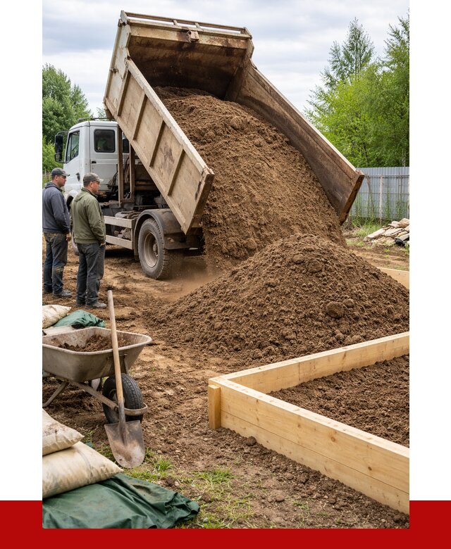 Торфо песчаная смесь в Троицке с доставкой от 1908 р. | ПРОНЕРУДТрц